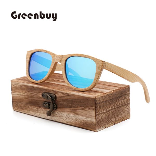 

new bamboo raw bamboo wood sunglasses retro fashion men's sunglasses tac lens uv400 anti-glare, White;black