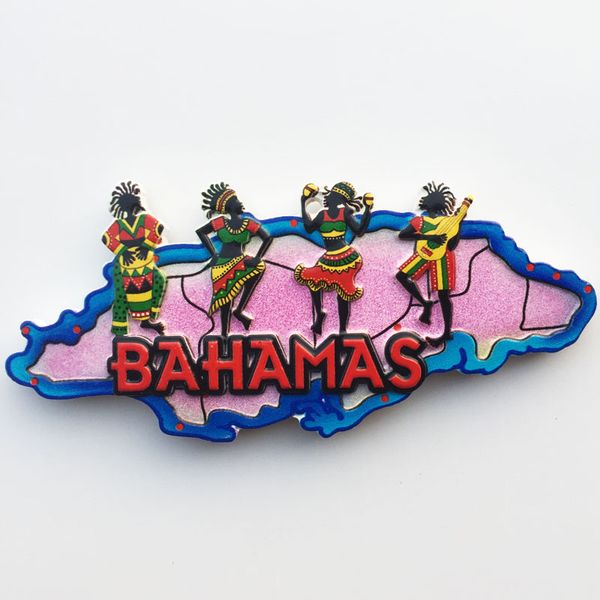 

lychee life bahamian national dance fridge magnets 3d refrigerator magnetic sticker home decoration travel souvenirs