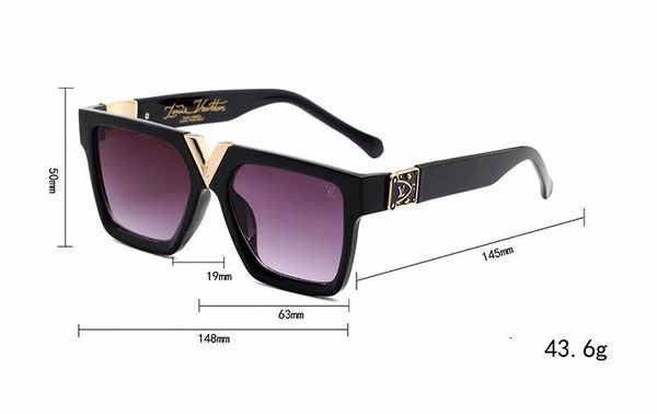 

2019 luxury-classic pilot sunglasses designer brand mens womens sun glasses eyewear metal glass lenses