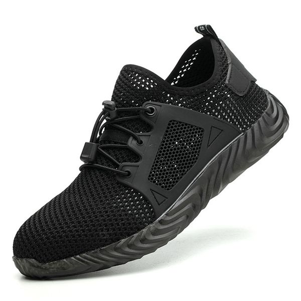 

lightweight male seathable working shoes for men shoes indestructible shoes male, Black;brown