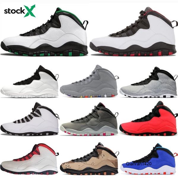 

stock x mens basketball shoes 10 seattle cement 10s cool grey i'm back chicage powder blue steel grey trainers sports designer sneakers