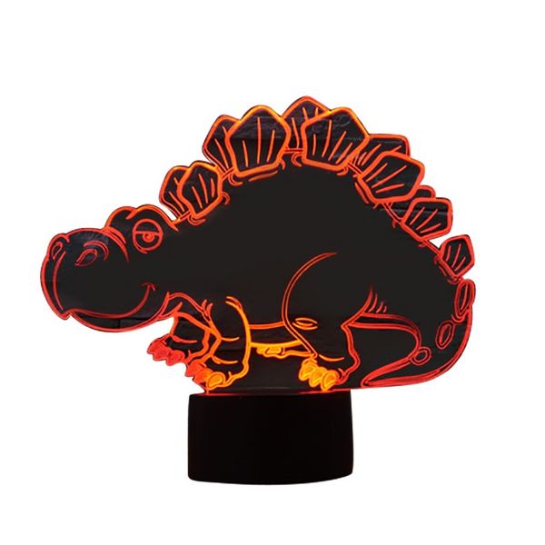 

selling products dinosaur 3d night light 3d light up lamp with remote control home decoration accessories dropshipping