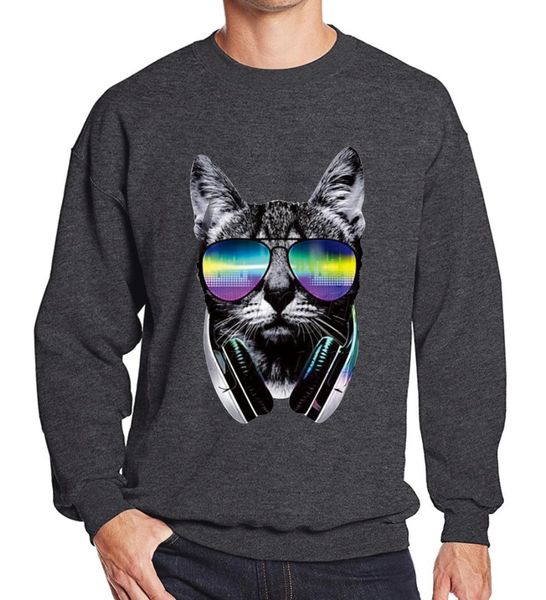 

spring winter hoody 2019 new arrival sweatshirt for men dog dj crazy hipster cool rock men's sportswear tracksuits hoodies hot, Black