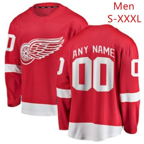

custom detroit red wings white third jersey any number name men women youth kid 21 53 moritz seider athanasiou nielsen bertuzzi howe yzerman, Black;red