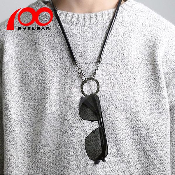 

leather popular cord for glasses accessories vintage sunglasses glasses chain #ec1101, Silver