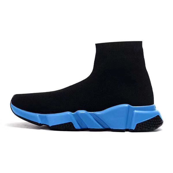 

new fashion designer sock sports casual shoes cool glitter grey triple black all red speed trainer star trainers runner platform bottom c03