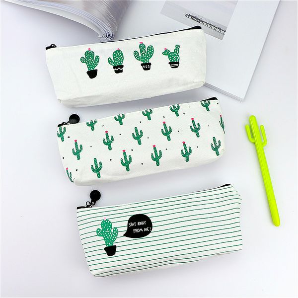 

1pcs succulents pencil case quality school supplies stationery gift pencilcase school cute pencil box school tools