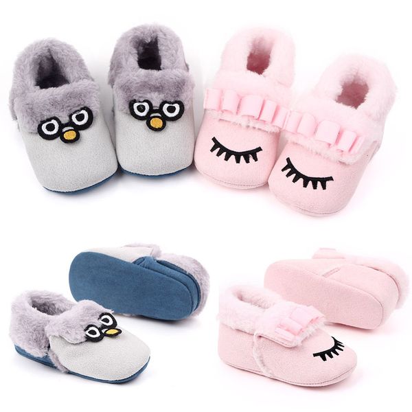 

winter style baby boots fleece worm cotton-padded shoes baby booties wholesale 0-18 month infant toddler shoes
