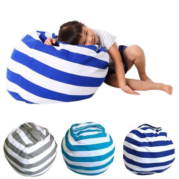 

fashion storage bean bags kids plush toys beanbag chair bedroom stuffed animal room mats portable clothes storage bag 4 colors fa2156