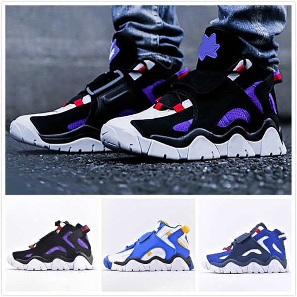 

barrage mid qs basketball shoes sneakers hyper grape gym red grey mens womens new designer trainers classic sport shoes
