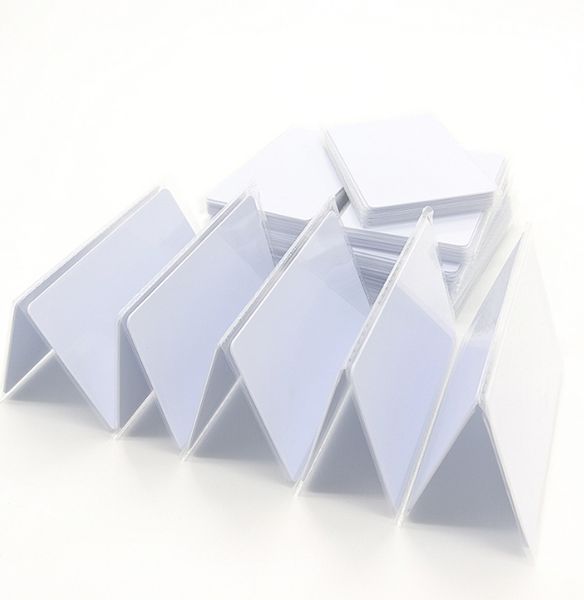 

iso18000-6c pvc tag uhf white card 860-960mhz passive long range uhf rfid card