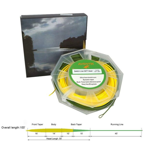 

aventik switch line 100ft floating switch cast fishing line