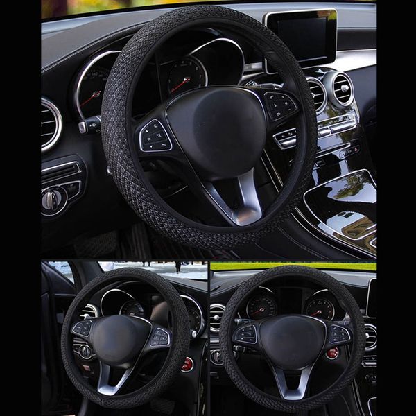 

new four seasons universal ice silk steering wheel cover car handle set steering wheel cover 38cm wear-resistant
