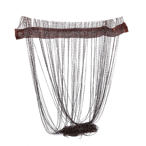 

living room fashion curtains silver silk tassel rope doors and windows hanging decorative divider curtains home textiles