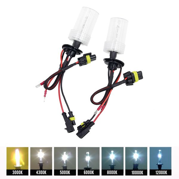 

2pcs 12v 35w 3200lm xenon h7 h1 h3 hid conversion kit h11 h8 h4 9005 9006 bulb auto car headlight lamp 6000k driving bulbs lamps