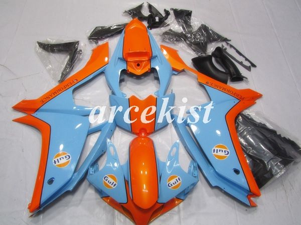 

injection mold new abs motorcycle full fairings kit fit for yamaha yzf-r1 2007 2008 07 08 bodywork set sky blue orange