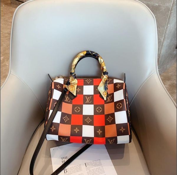 

2019 simple new designers handbag classic style real cow high leather luxury tote bag shoulder shopping bag--6