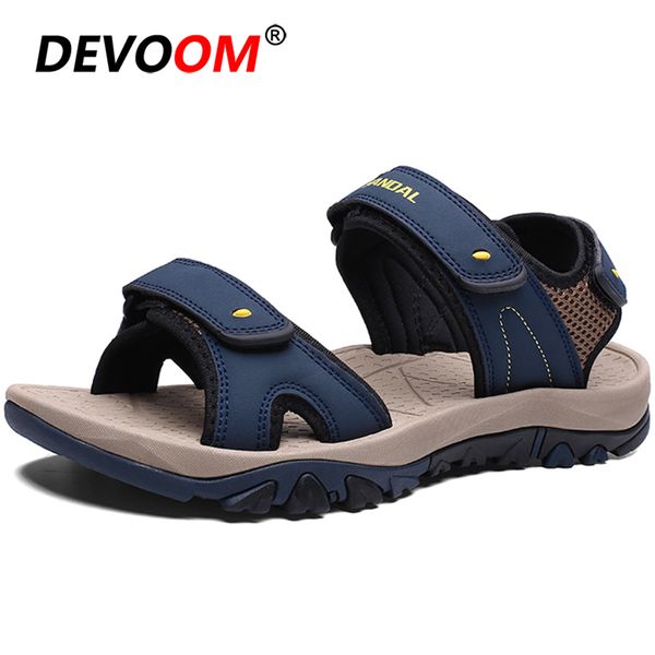 

hiking sandals men 2020 outdoor summer rubber soft comfort sneakers slippers trekking sport shoes male beach sandals men size 46