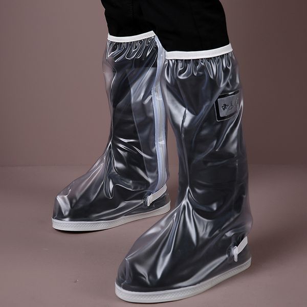 

waterproof reusable rain shoes cover cycling covers rain boot non-slip shoes cover reflectors oil dust pollution shoe protection, White;pink