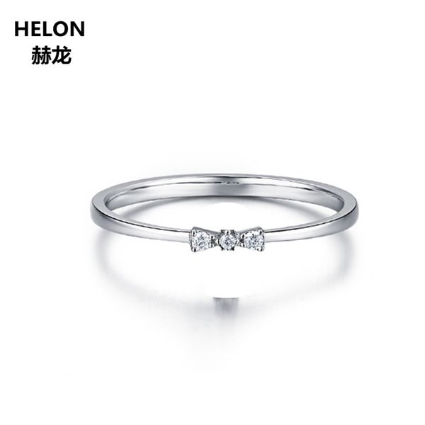 

unique solid 14k white gold natural diamonds engagement wedding ring for women anniversary party fine jewelry cut slim ring, Golden;silver