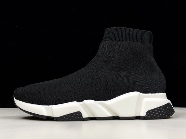 

new 2020 sock shoe speed knitted trainers casual sneakers speed trainer sock race fashion black shoes men women sports shoes all red
