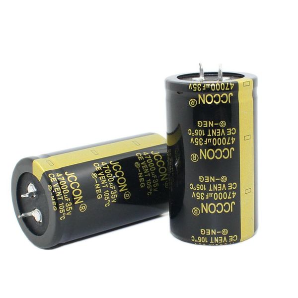 

jccon thick-foot electrolytic capacitor 35v47000uf volume 35*60 inverter power audio amplifier power capacitor