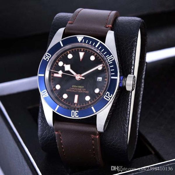 

Часы Black Bay 79220 Unworn 41мм Кожаный ремень Механические автоматические мужские часы