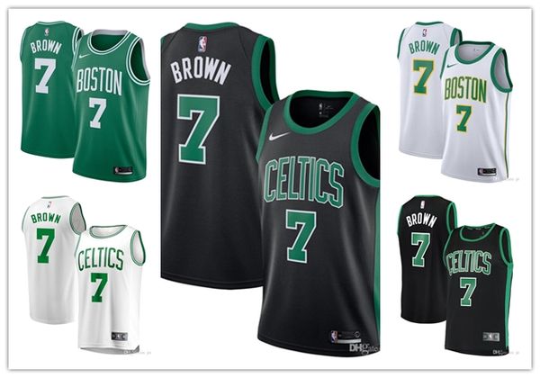 

jaylen brown boston celtics black 20192020 swingman jersey - icon editionstatement edition men's nba basketball jerseys