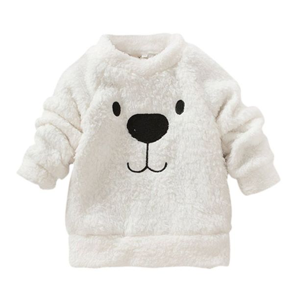 

2020 designer-winter kids baby long sleeve sweater crew neck casual warm pullover blouse ing, Blue