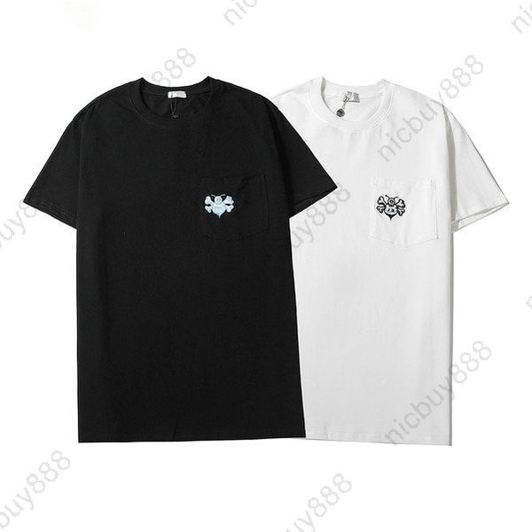 

2020 new designer luxury mens clothing t-shirt classic simple bee embroid letter tshirt casual cotton tee short sleeve t shirt tshirt, White;black