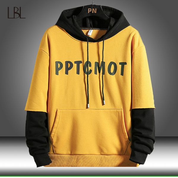 

men sweatshirts hip hop hoodies spring autumn warm sweatshirt mens casual hooded sweatshirts korean harajuk coat dropshipping, Black