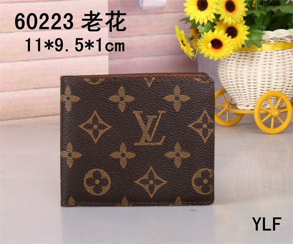 

Лучшие продажи 2019 Мужской роскошный кошелек Повседневная Короткий известный диз