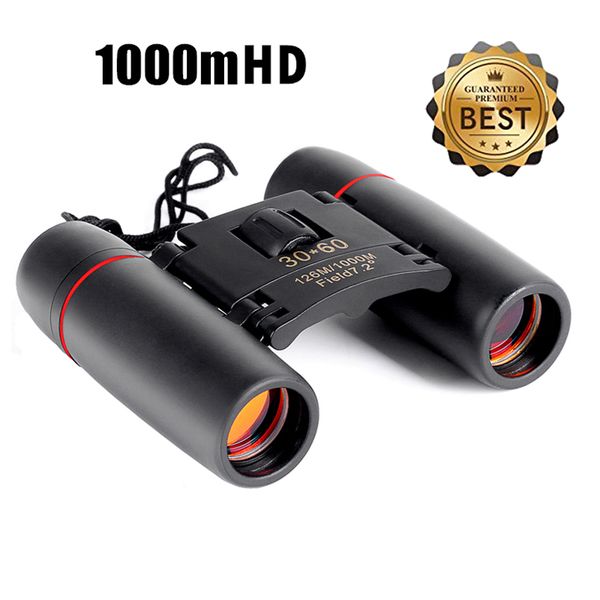 

zoom telescope 30x60 folding binoculars with low light night vision for outdoor bird watching travelling hunting camping 1000m