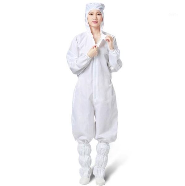 

protective suit clothing disposable 4 pieces by self-adhesive front opening covered anti dust lbd in stock1, Golden;silver