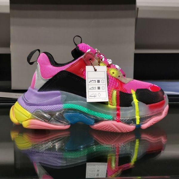 

women fashion luxury designer shoes sneakers fashionable triple s sneakers mens designer sports shoes size 35-45 type1