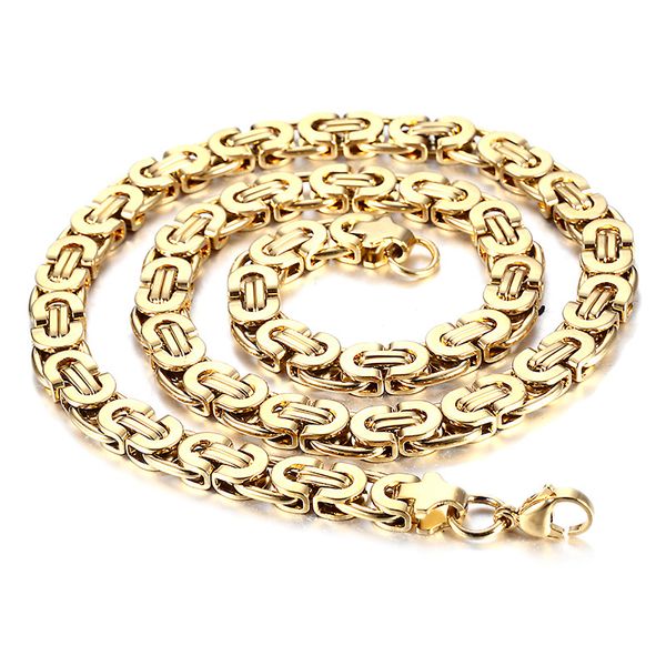 

hip-hop punk good quality bicycle bike chain necklace gold silver color stainless steel chains necklaces for men charms jewelry