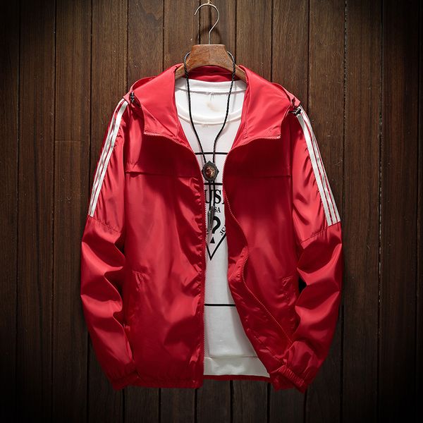 

new 2018 autumn winter jacket men thin jackets men casual lover jacket hip hop windbreaker hooded coat zipper parka, Black;brown