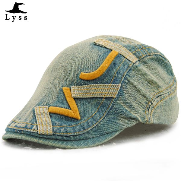 

herringbone tweed caps men wool ivy casual hats golf driving flat cabbie octagonal dad cap beret boina, Blue;gray