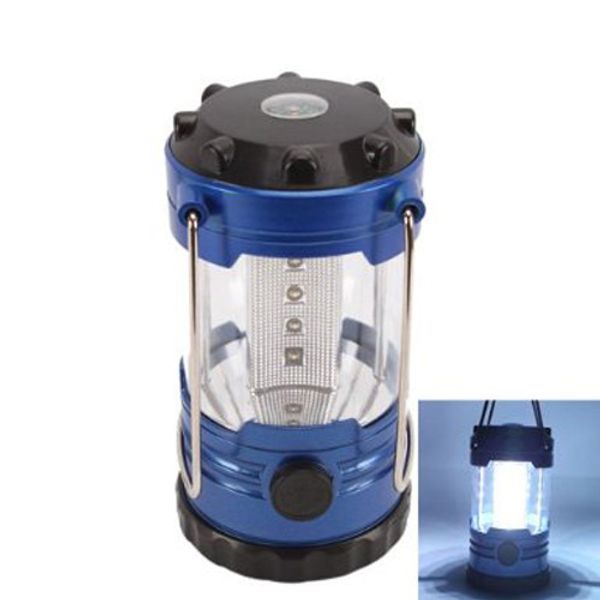 

12 led portable camping camp lantern light lamp with compass