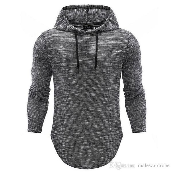 

весна мужские дизайнерские футболки с капюшоном сплошной цвет размер ес повседневные топы с длинными рукавами тройники, White;black