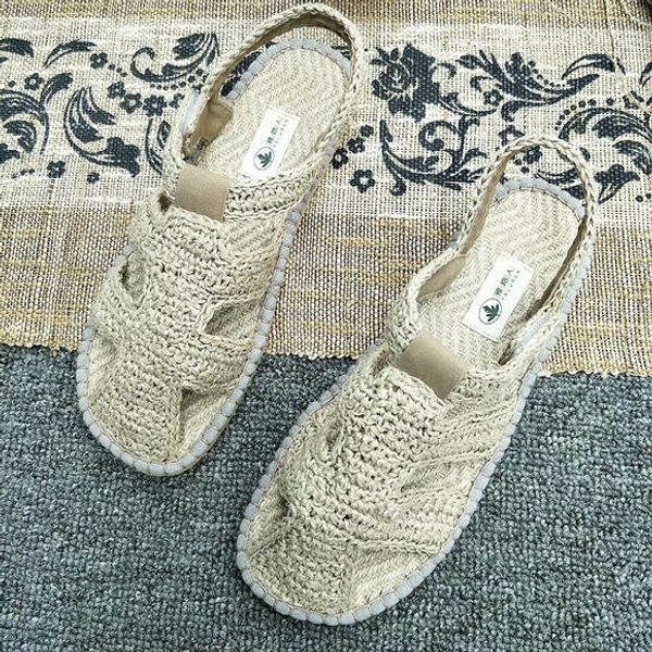

new fashion casual shoes hand-made men shoes jute cotton cloth yl-05, Red;white