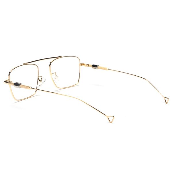 

wholesale-kachawoo optical ear frames men square metal computer radiation proglasses frame women accessories, Black