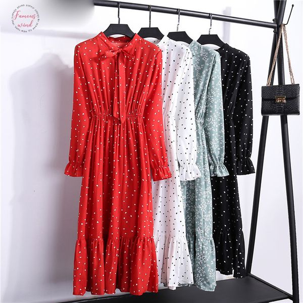 

шифон высокая упругие талии платье партии смычка линия женщины полный рукава цветочный печати цветочный богемское платье женщина плюс размер, Black;gray