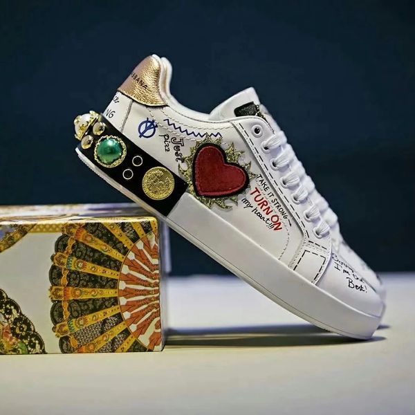 

Качество Холст обувь повседневная обувь Обувь Кроссовки Тапочки Huaraches Вьетнамки Для Человек Женщина с коробкой По shoe02 D2503