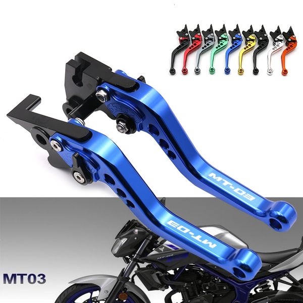 

for yamaha mt-03 mt03 mt 03 2015-2018 motorcycle accessories brake clutch levers logo mt03