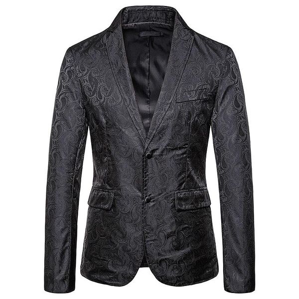 

wedding suits for men's blazers and suit jackets man two single-breasted embossing slim fit khaki black, White;black