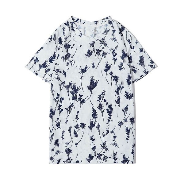 

new summer t shirts for men fashion short sleeve shirt with pattern printed round neck tees clothing s-2xl, White;black