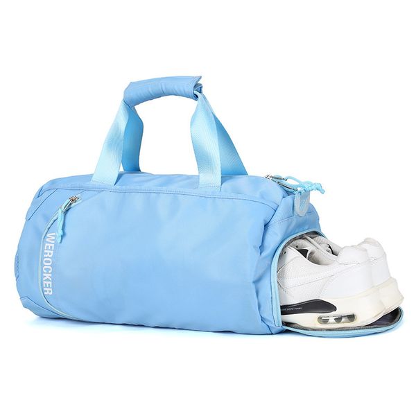 

fgoiball new 2 size wet and dry separation swimming fitness bag short trip light portable luggage bag 20-35l 3 colors optional