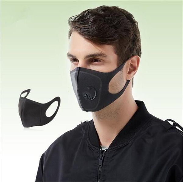 

dhl shipl7wdq mouth fawith breathing valve washable face mask sponge reusable pm2.5 recycle designer masks a9y1