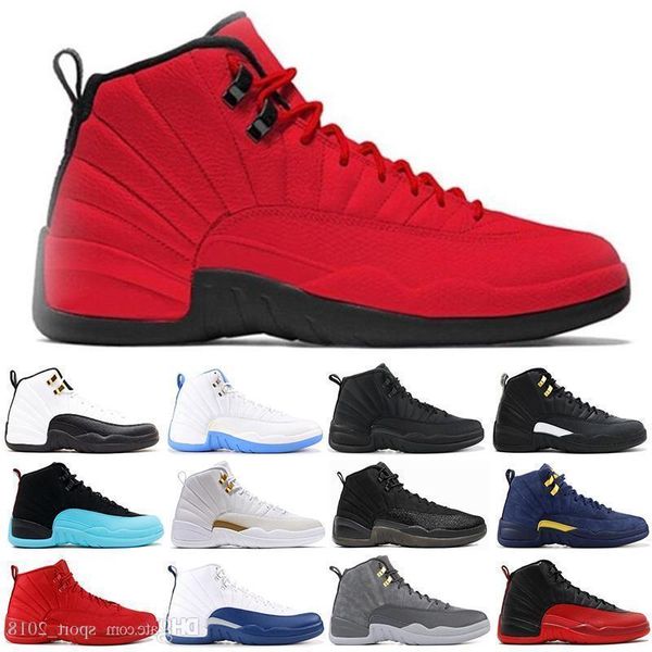 

мода 12 тренажерный зал красный 12с колледж военно-морской флот мужчины баскетбольные кроссовки мичиган крылья быки грипп игра мастер черный